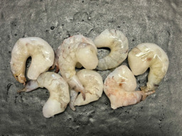 RAUW GEPELDE GARNALEN