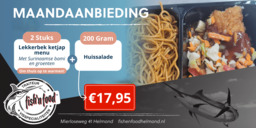 Aanbieding van de maand  Maart / April