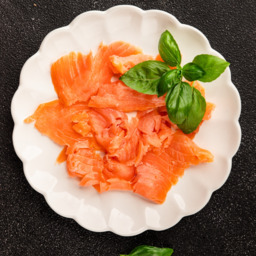 gerookte zalmsnippers