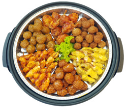 Borrelpan kip/vlees large Borrelpan kip/vlees large